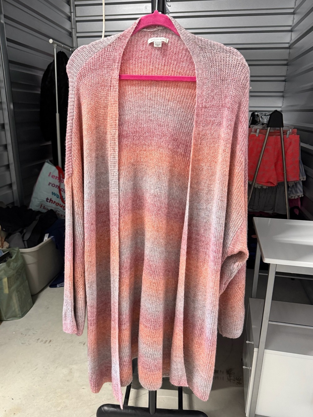 Super Soft & Cozy Women's Cardigan Sweater - Pink/Peach
